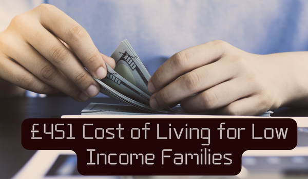 £451 Cost of Living for Low Income Families