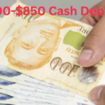 $400-$850 Cash Deposit